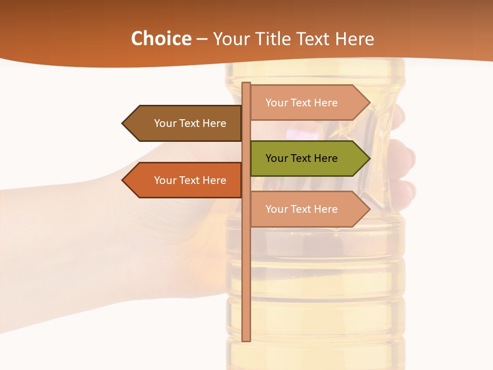 Natural Holding Unhealthy PowerPoint Template