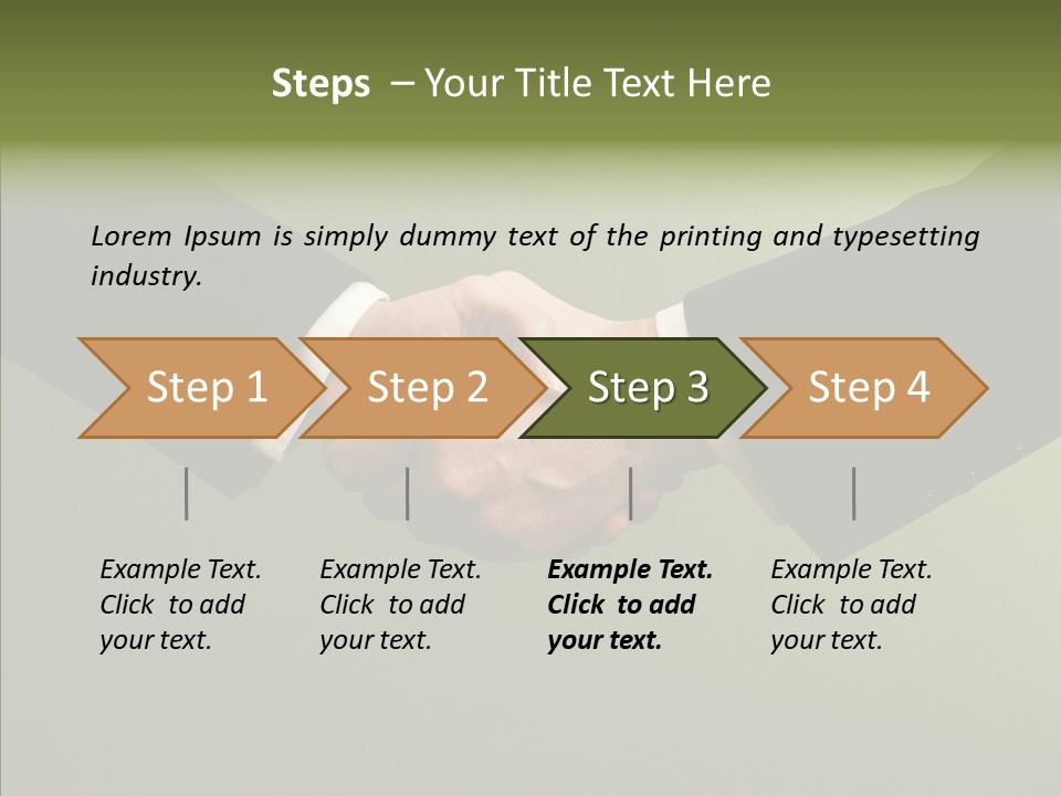 Board Market Agreement PowerPoint Template