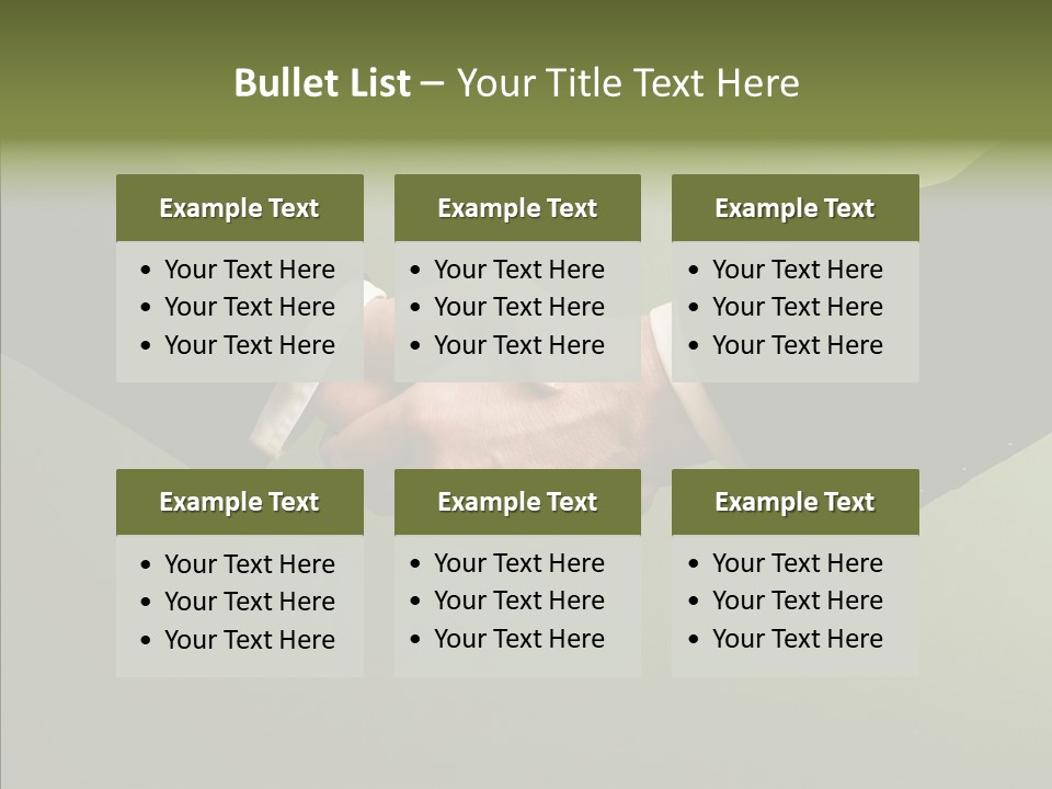 Board Market Agreement PowerPoint Template