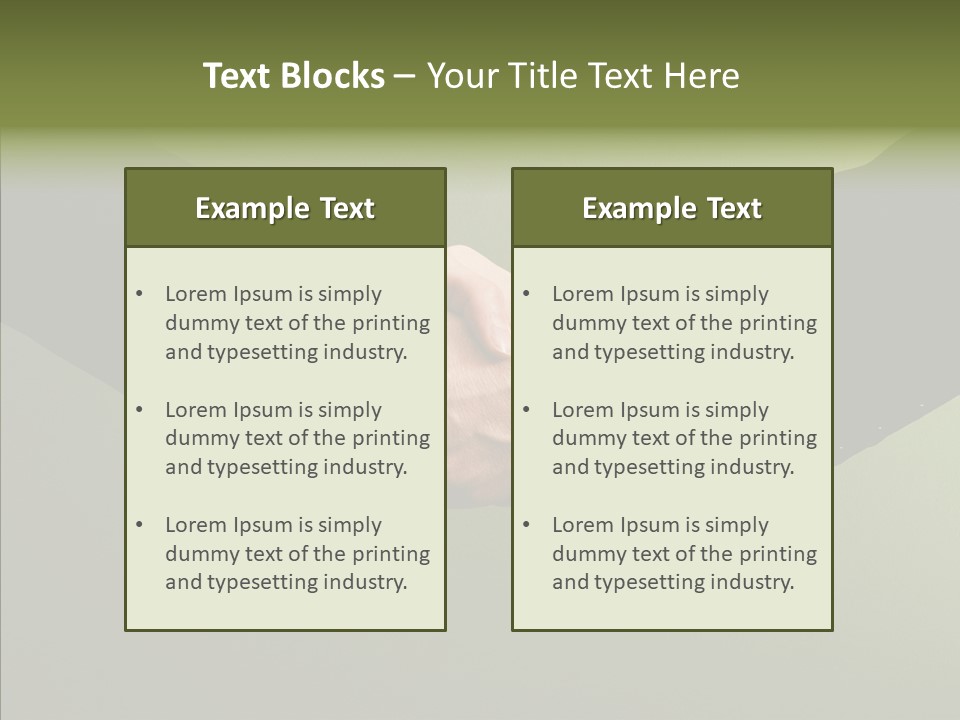 Board Market Agreement PowerPoint Template