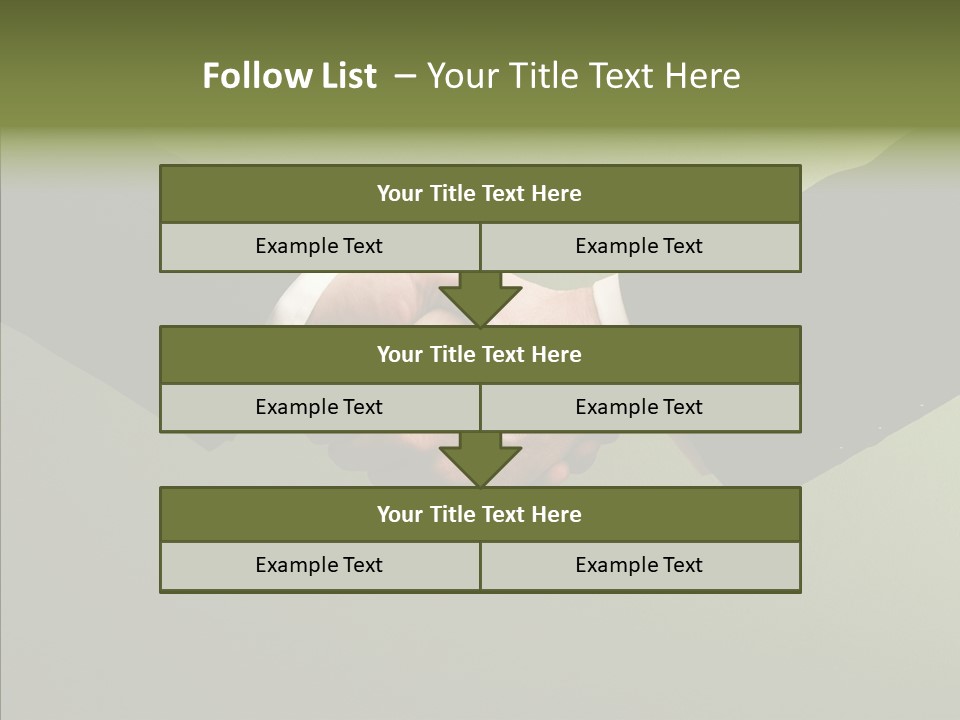 Board Market Agreement PowerPoint Template