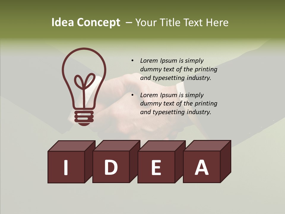 Board Market Agreement PowerPoint Template