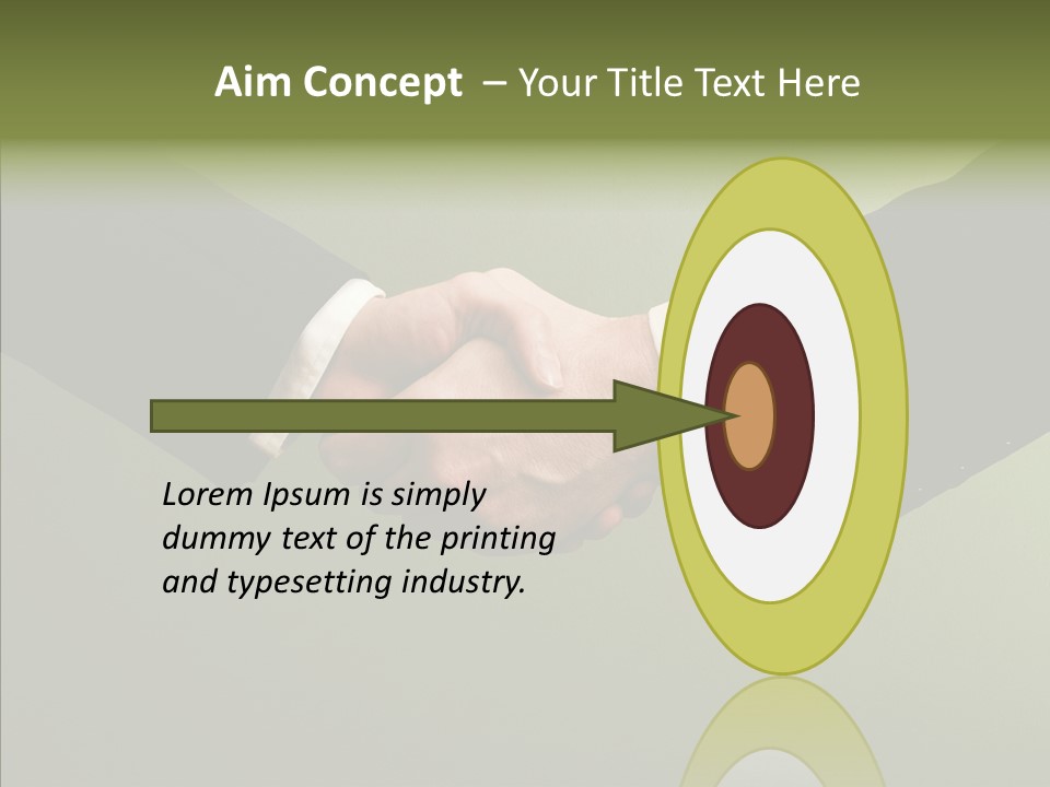 Board Market Agreement PowerPoint Template