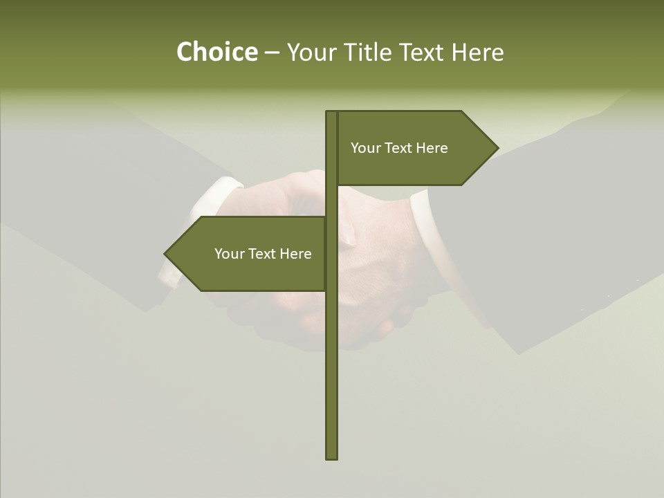 Board Market Agreement PowerPoint Template