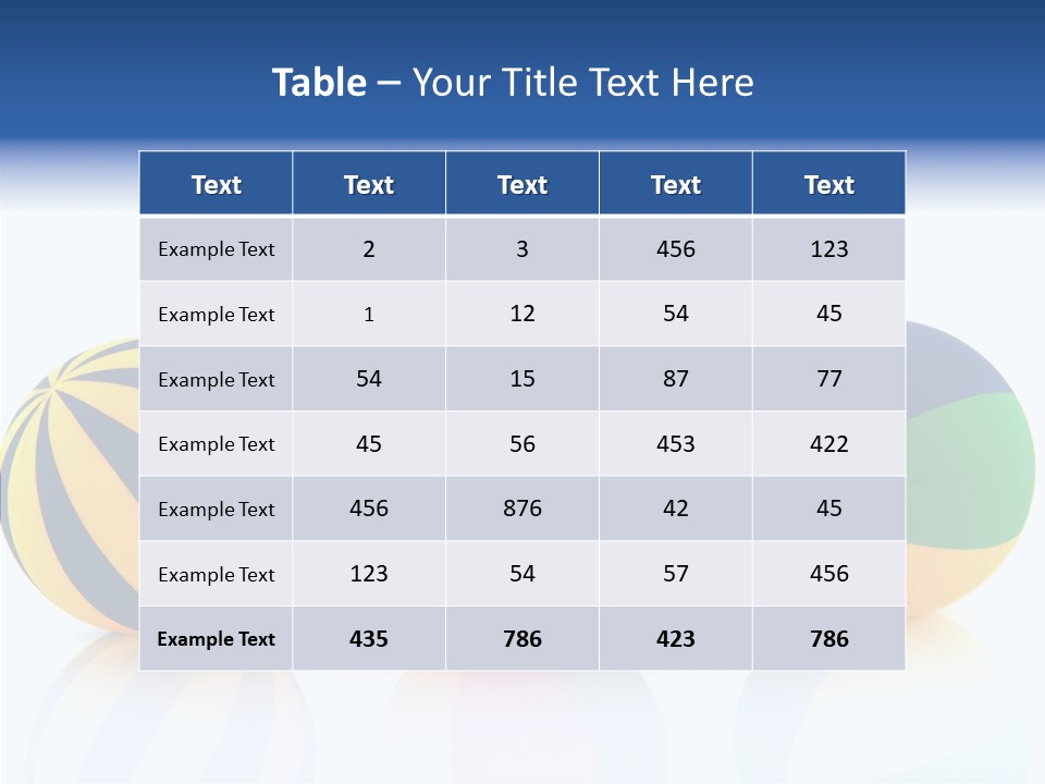 Isolated Toys Sports PowerPoint Template