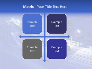 Freight Dark Support PowerPoint Template