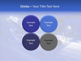 Freight Dark Support PowerPoint Template