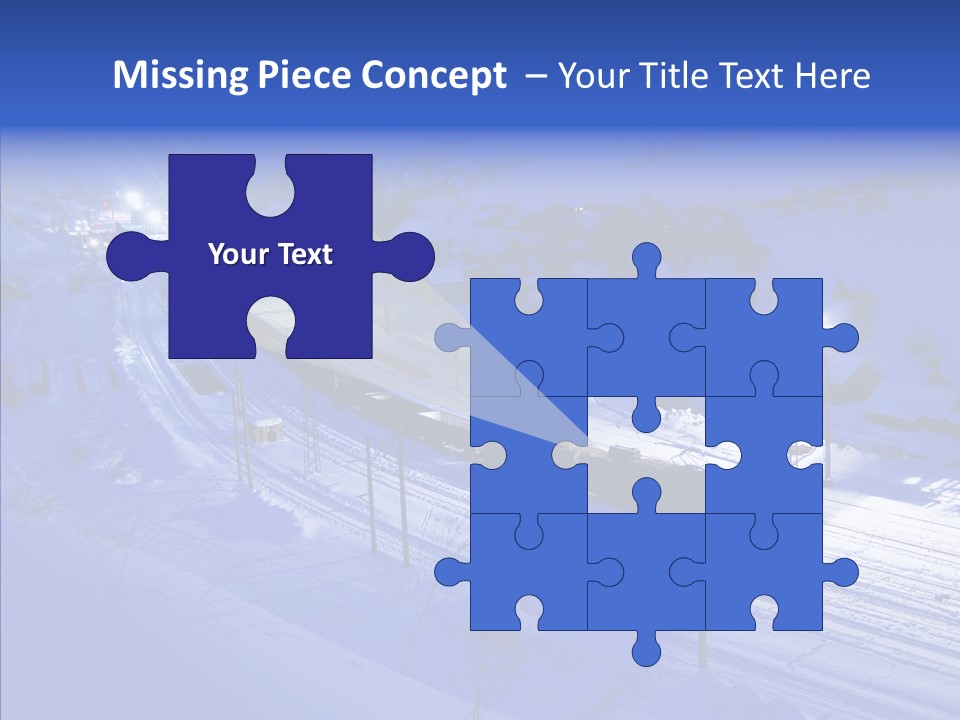 Freight Dark Support PowerPoint Template