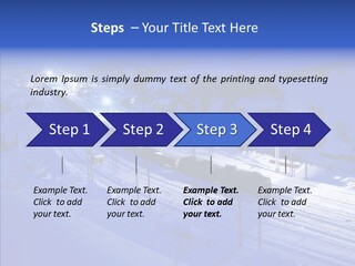 Freight Dark Support PowerPoint Template