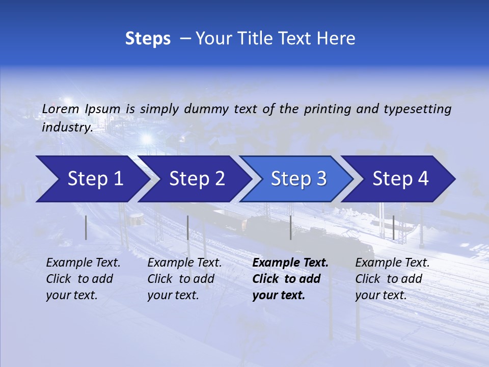 Freight Dark Support PowerPoint Template