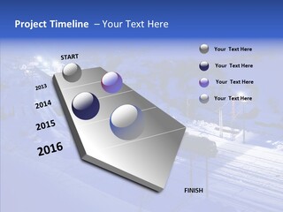 Freight Dark Support PowerPoint Template