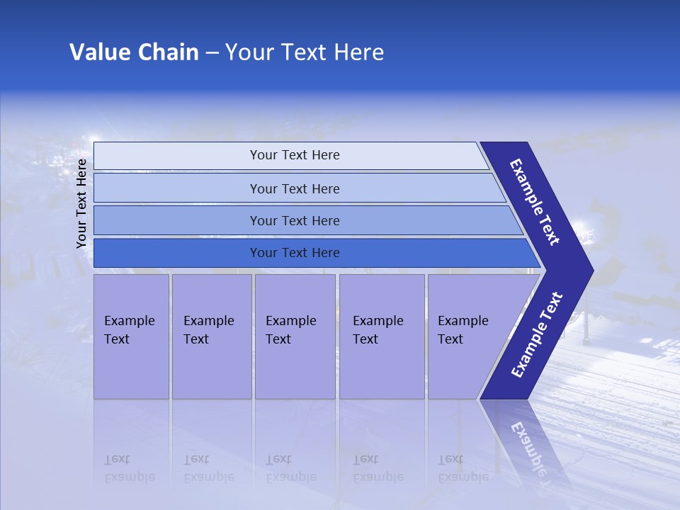 Freight Dark Support PowerPoint Template