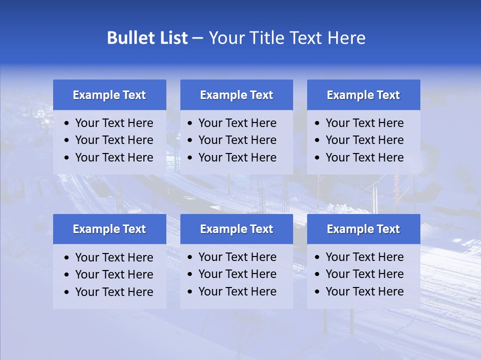 Freight Dark Support PowerPoint Template