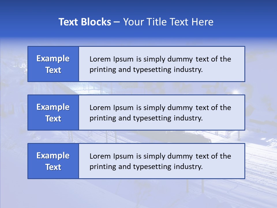 Freight Dark Support PowerPoint Template