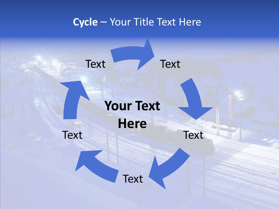 Freight Dark Support PowerPoint Template