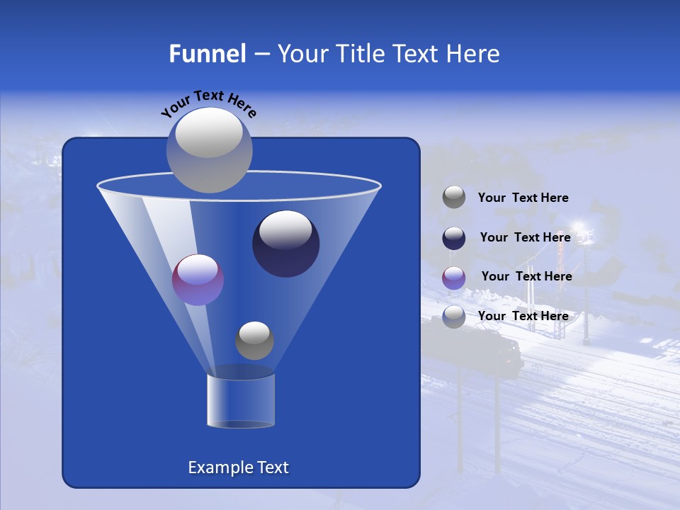 Freight Dark Support PowerPoint Template