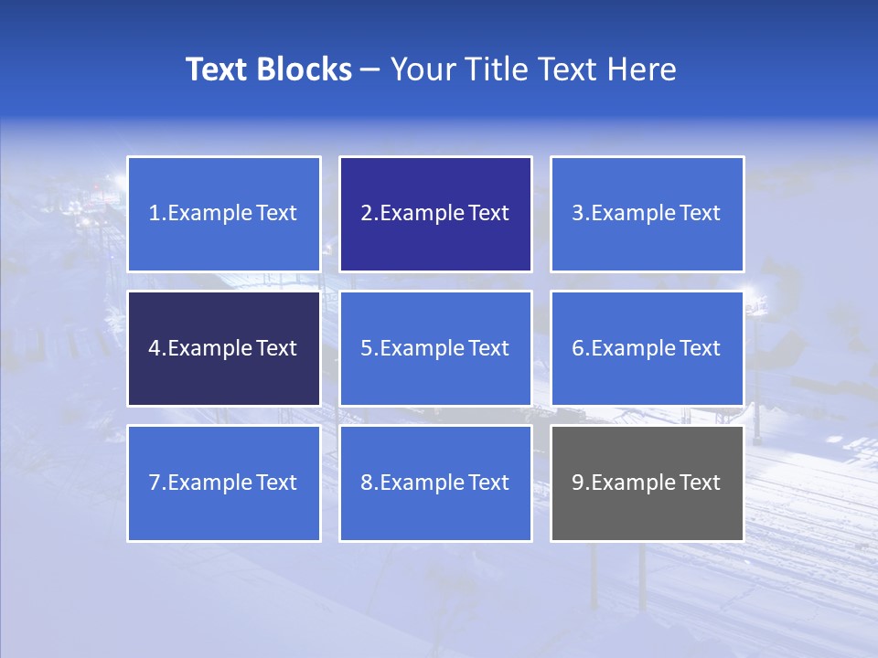 Freight Dark Support PowerPoint Template