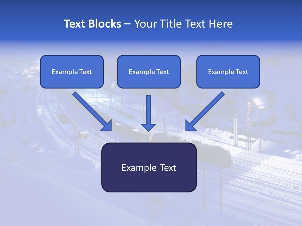 Freight Dark Support PowerPoint Template