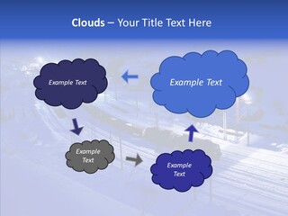 Freight Dark Support PowerPoint Template