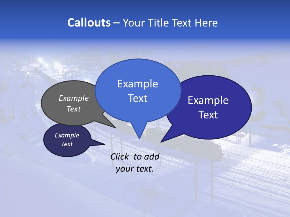 Freight Dark Support PowerPoint Template