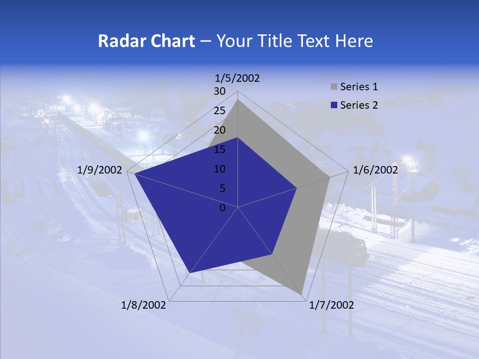 Freight Dark Support PowerPoint Template