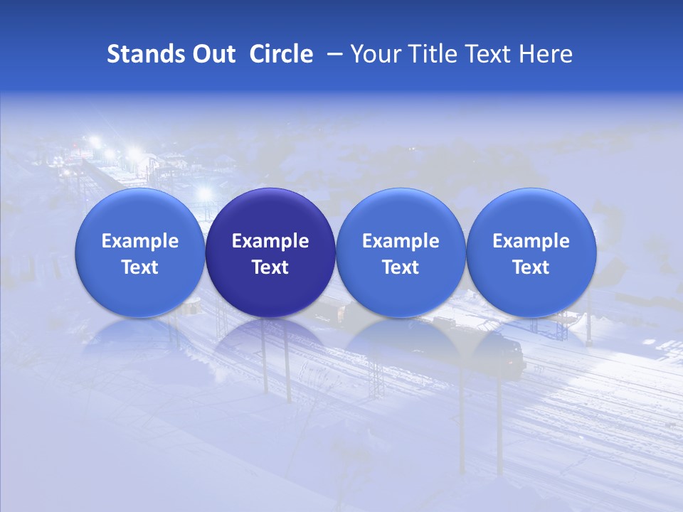 Freight Dark Support PowerPoint Template