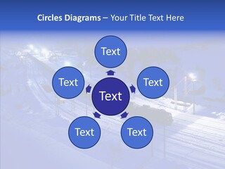 Freight Dark Support PowerPoint Template