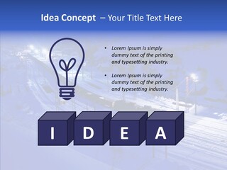 Freight Dark Support PowerPoint Template