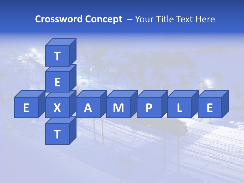 Freight Dark Support PowerPoint Template