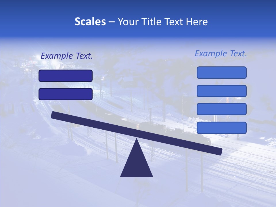 Freight Dark Support PowerPoint Template