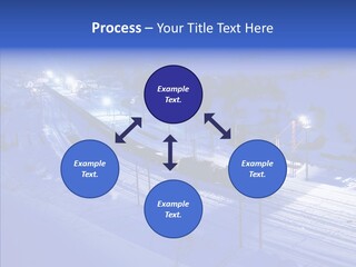 Freight Dark Support PowerPoint Template