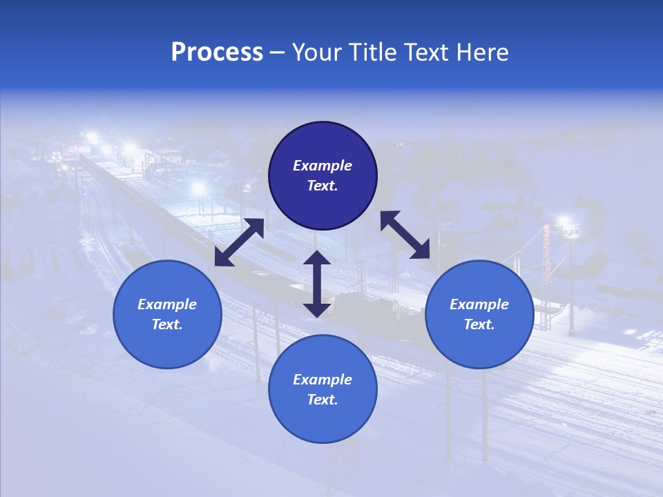 Freight Dark Support PowerPoint Template