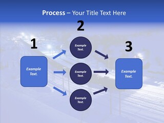 Freight Dark Support PowerPoint Template