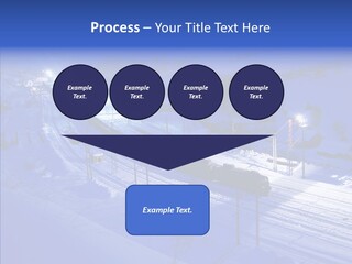 Freight Dark Support PowerPoint Template
