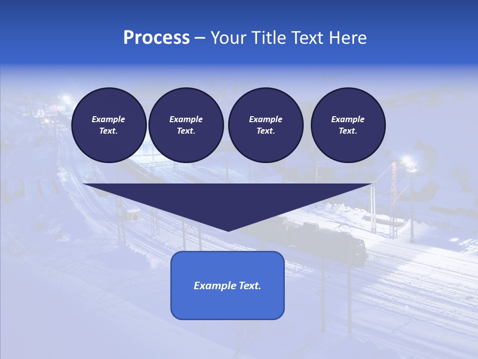 Freight Dark Support PowerPoint Template