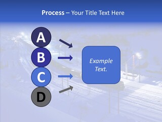 Freight Dark Support PowerPoint Template