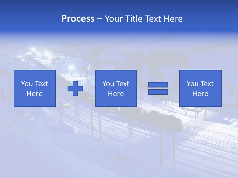 Freight Dark Support PowerPoint Template