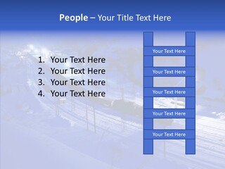Freight Dark Support PowerPoint Template