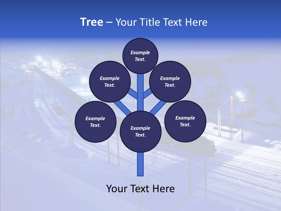 Freight Dark Support PowerPoint Template