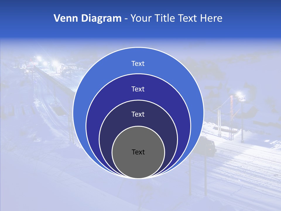 Freight Dark Support PowerPoint Template