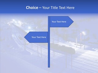 Freight Dark Support PowerPoint Template