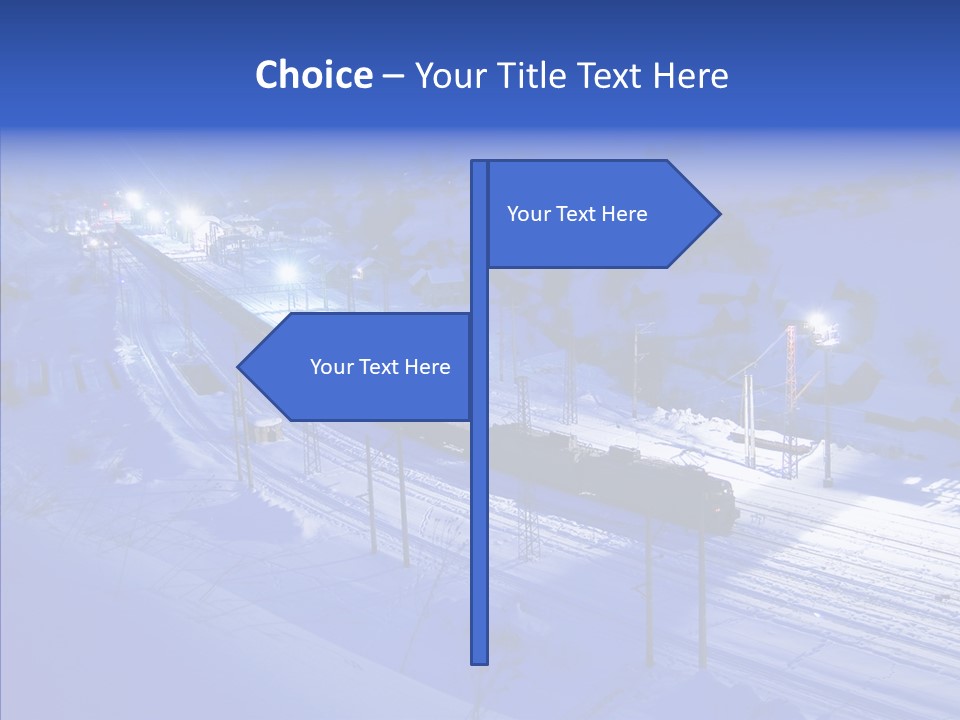Freight Dark Support PowerPoint Template
