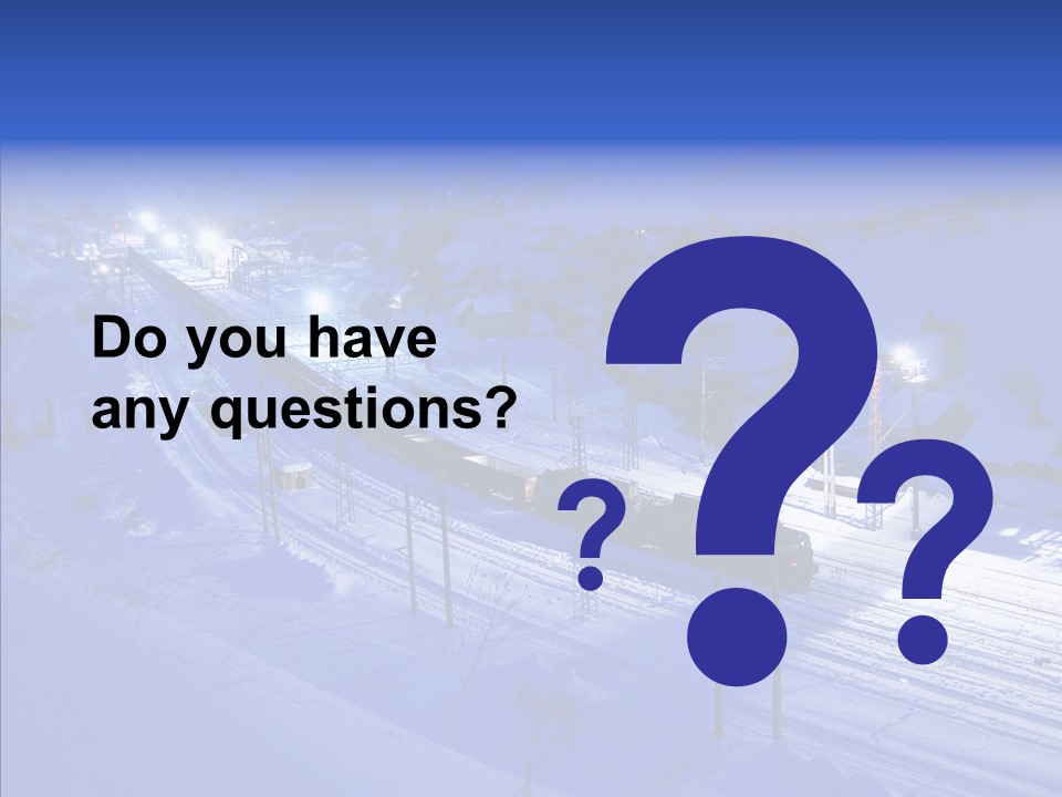 Freight Dark Support PowerPoint Template