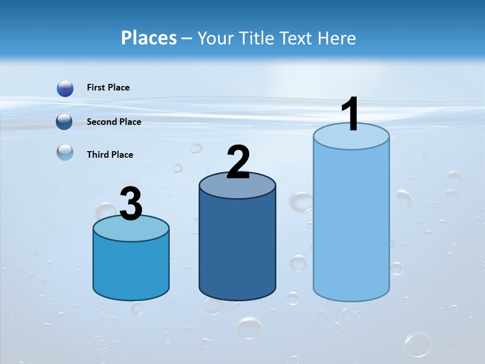 Swimming Liquid Mid Air PowerPoint Template