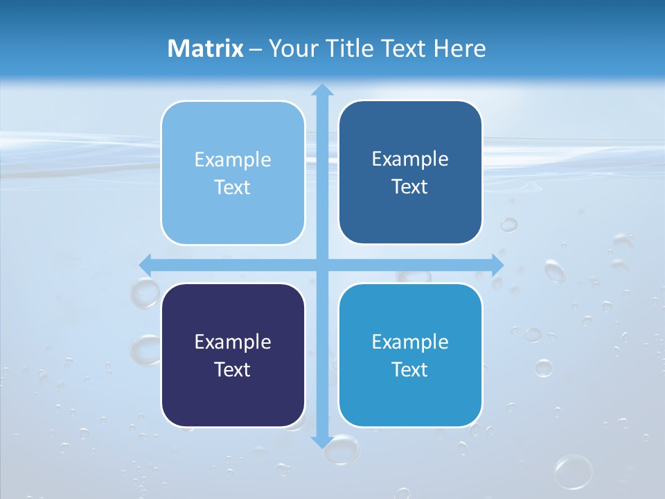 Swimming Liquid Mid Air PowerPoint Template