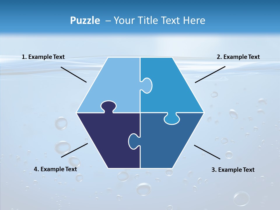 Swimming Liquid Mid Air PowerPoint Template