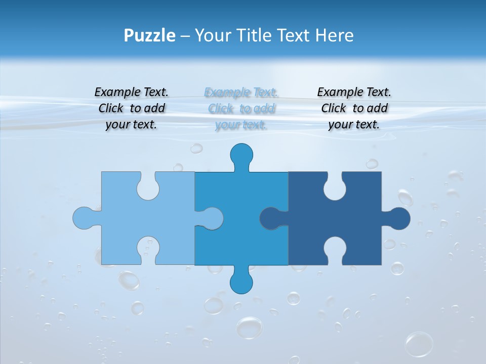 Swimming Liquid Mid Air PowerPoint Template