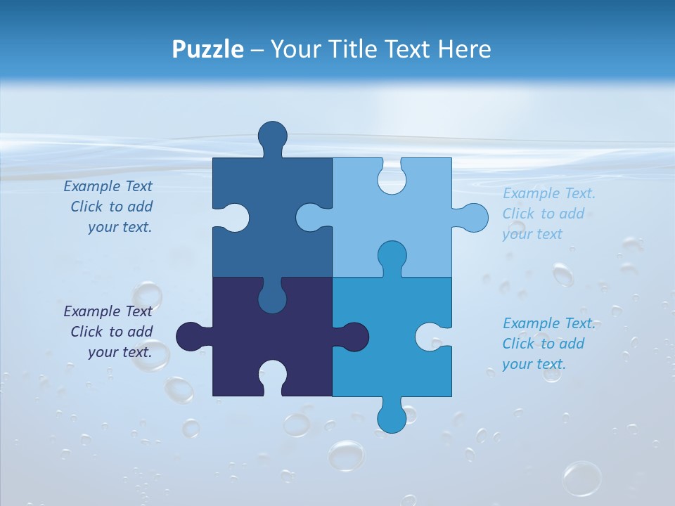Swimming Liquid Mid Air PowerPoint Template