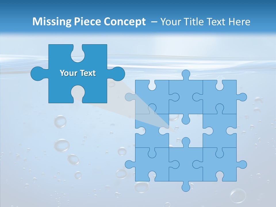 Swimming Liquid Mid Air PowerPoint Template