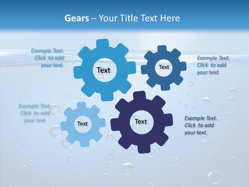 Swimming Liquid Mid Air PowerPoint Template